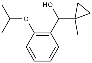 α-(1-Methylcyclopropyl)-2-(1-methylethoxy)benzenemethanol Structure