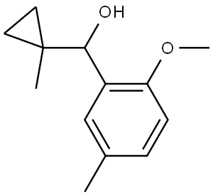 2-Methoxy-5-methyl-α-(1-methylcyclopropyl)benzenemethanol Structure