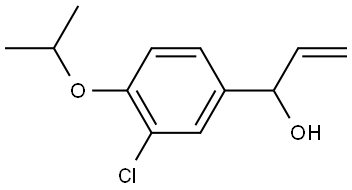 1-(3-chloro-4-isopropoxyphenyl)prop-2-en-1-ol Structure