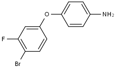 4-(4-bromo-3-fluorophenoxy)aniline Structure