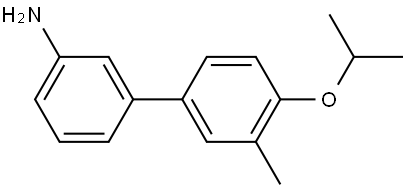 3'-Methyl-4'-(1-methylethoxy)[1,1'-biphenyl]-3-amine Structure