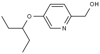 5-(1-Ethylpropoxy)-2-pyridinemethanol Structure