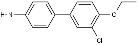 3'-Chloro-4'-ethoxy[1,1'-biphenyl]-4-amine Structure