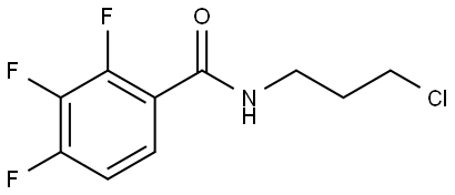 N-(3-Chloropropyl)-2,3,4-trifluorobenzamide Structure