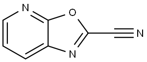 Oxazolo[5,4-b]pyridine-2-carbonitrile Structure