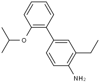 3-Ethyl-2'-(1-methylethoxy)[1,1'-biphenyl]-4-amine Structure