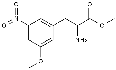 METHYL 2-AMINO-3-(3-METHOXY-5-NITROPHENYL)PROPANOATE Structure