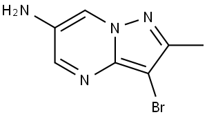 3-bromo-2-methylpyrazolo[1,5-a]pyrimidin-6-amine Structure