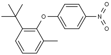 1-(tert-butyl)-3-methyl-2-(4-nitrophenoxy)benzene Structure