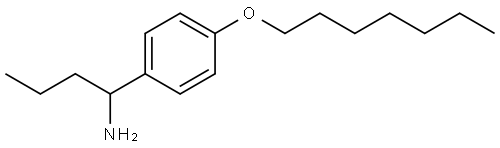 4-(Heptyloxy)-α-propylbenzenemethanamine Structure