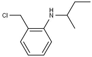 N-(sec-butyl)-2-(chloromethyl)aniline Structure