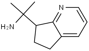 2-(6,7-dihydro-5H-cyclopenta[b]pyridin-7-yl)propan-2-amine Structure