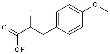 2-fluoro-3-(4-methoxyphenyl)propanoic acid Structure