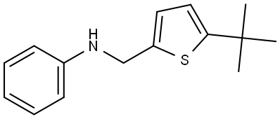 5-(1,1-Dimethylethyl)-N-phenyl-2-thiophenemethanamine Structure