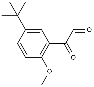 2-(5-tert-butyl-2-methoxyphenyl)-2-oxoacetaldehyde Structure