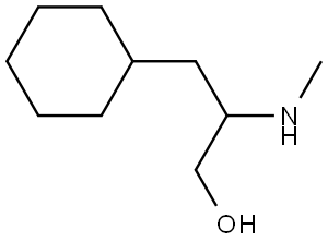 Cyclohexanepropanol, β-(methylamino)- Structure