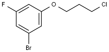 1-Bromo-3-(3-chloropropoxy)-5-fluorobenzene Structure