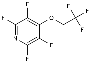 2,3,5,6-Tetrafluoro-4-(2,2,2-trifluoroethoxy)pyridine Structure