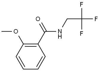 2-Methoxy-N-(2,2,2-trifluoroethyl)benzamide Structure