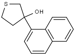 Tetrahydro-3-(1-naphthalenyl)thiophene-3-ol Structure