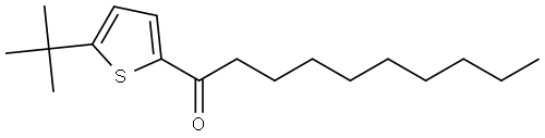 1-[5-(1,1-Dimethylethyl)-2-thienyl]-1-decanone Structure