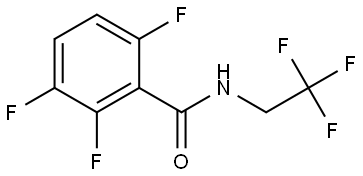 2,3,6-Trifluoro-N-(2,2,2-trifluoroethyl)benzamide Structure