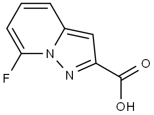 7-Fluoropyrazolo[1,5-a]pyridine-2-carboxylic acid Structure