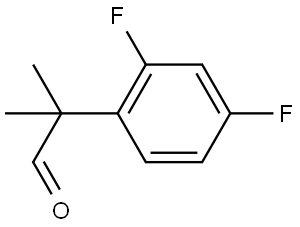 2-(2,4-Difluorophenyl)-2-methylpropanal Structure