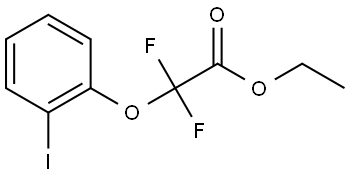 Ethyl 2,2-difluoro-2-(2-iodophenoxy)acetate Structure