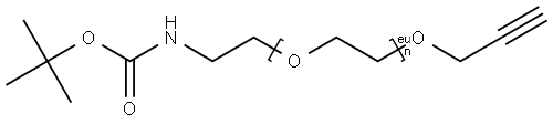 t-Boc-N-Amido-PEG12-propargyl Structure