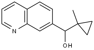 α-(1-Methylcyclopropyl)-7-quinolinemethanol Structure