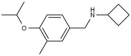 N-Cyclobutyl-3-methyl-4-(1-methylethoxy)benzenemethanamine Structure