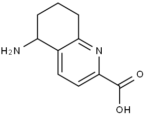 5-Amino-5,6,7,8-tetrahydro-2-quinolinecarboxylic acid Structure