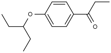 1-[4-(1-Ethylpropoxy)phenyl]-1-propanone Structure