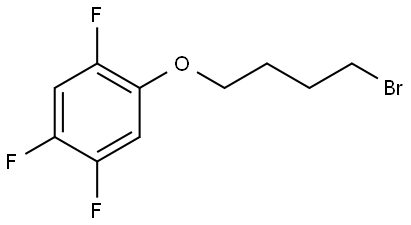 1-(4-Bromobutoxy)-2,4,5-trifluorobenzene Structure