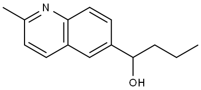 2-Methyl-α-propyl-6-quinolinemethanol Structure