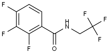 2,3,4-Trifluoro-N-(2,2,2-trifluoroethyl)benzamide 구조식 이미지