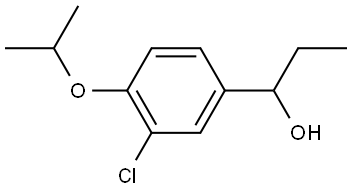 1-(3-chloro-4-isopropoxyphenyl)propan-1-ol Structure