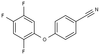 4-(2,4,5-Trifluorophenoxy)benzonitrile Structure