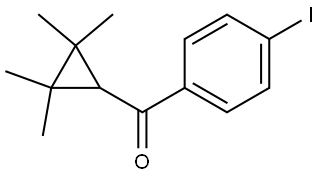 (4-Iodophenyl)(2,2,3,3-tetramethylcyclopropyl)methanone Structure