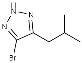 5-bromo-4-isobutyl-1H-1,2,3-triazole Structure