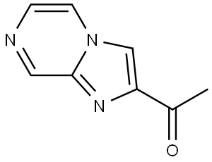 Ethanone, 1-imidazo[1,2-a]pyrazin-2-yl- Structure