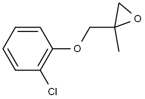 2-[(2-Chlorophenoxy)methyl]-2-methyloxirane Structure