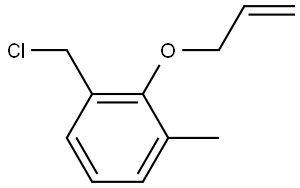 2-(allyloxy)-1-(chloromethyl)-3-methylbenzene Structure