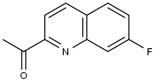 1-(7-fluoroquinolin-2-yl)ethan-1-one Structure