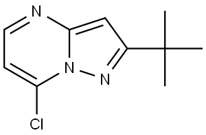 2-(tert-butyl)-7-chloropyrazolo[1,5-a]pyrimidine Structure