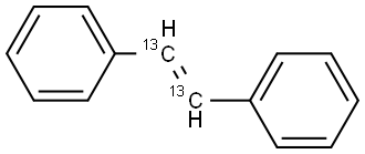 trans-Stilbene-α,β-13C2 Structure