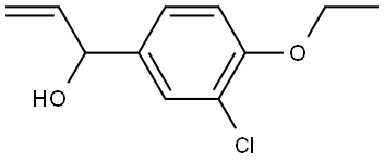 1-(3-chloro-4-ethoxyphenyl)prop-2-en-1-ol Structure