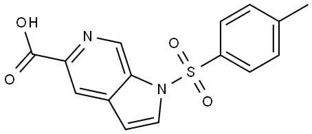 1-[(4-Methylphenyl)sulfonyl]-1H-pyrrolo[2,3-c]pyridine-5-carboxylic acid Structure