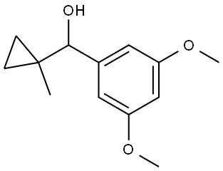 3,5-Dimethoxy-α-(1-methylcyclopropyl)benzenemethanol Structure